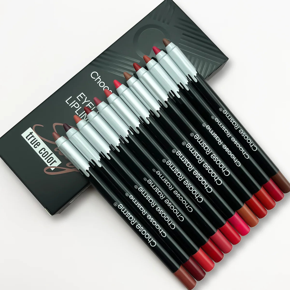 Long-Lasting Lip Liner Set (12 Shades)