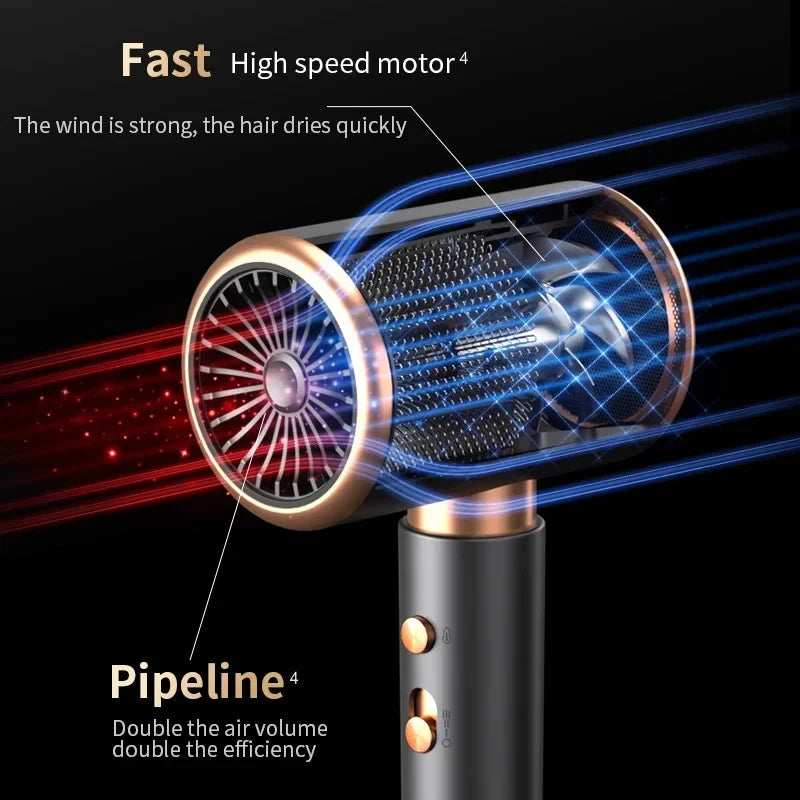 Wall-Mounted Ionic Hair Dryer