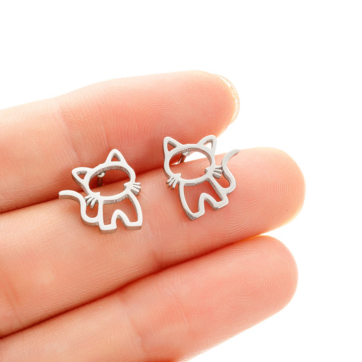 Animal Design Punk Stud Earrings