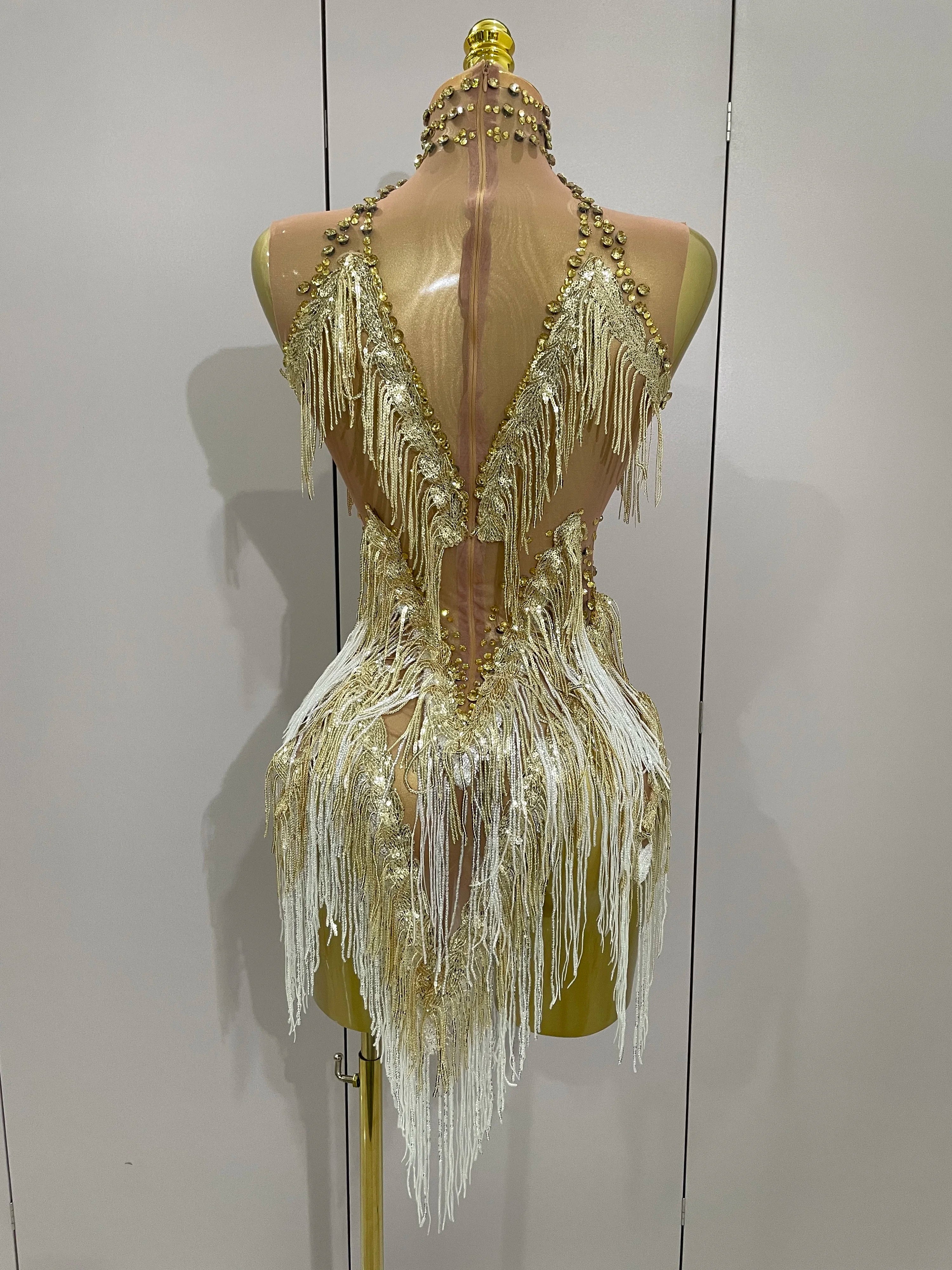 Sleeveless Turtleneck Sheath Mini Dress