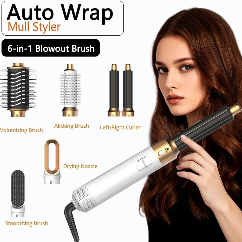Multifunctional Hair Curler & Straightener with Digital Control