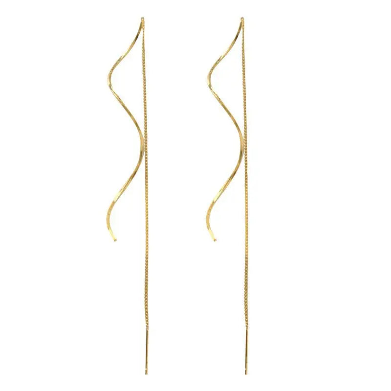 Classic Geometric Drop Earrings