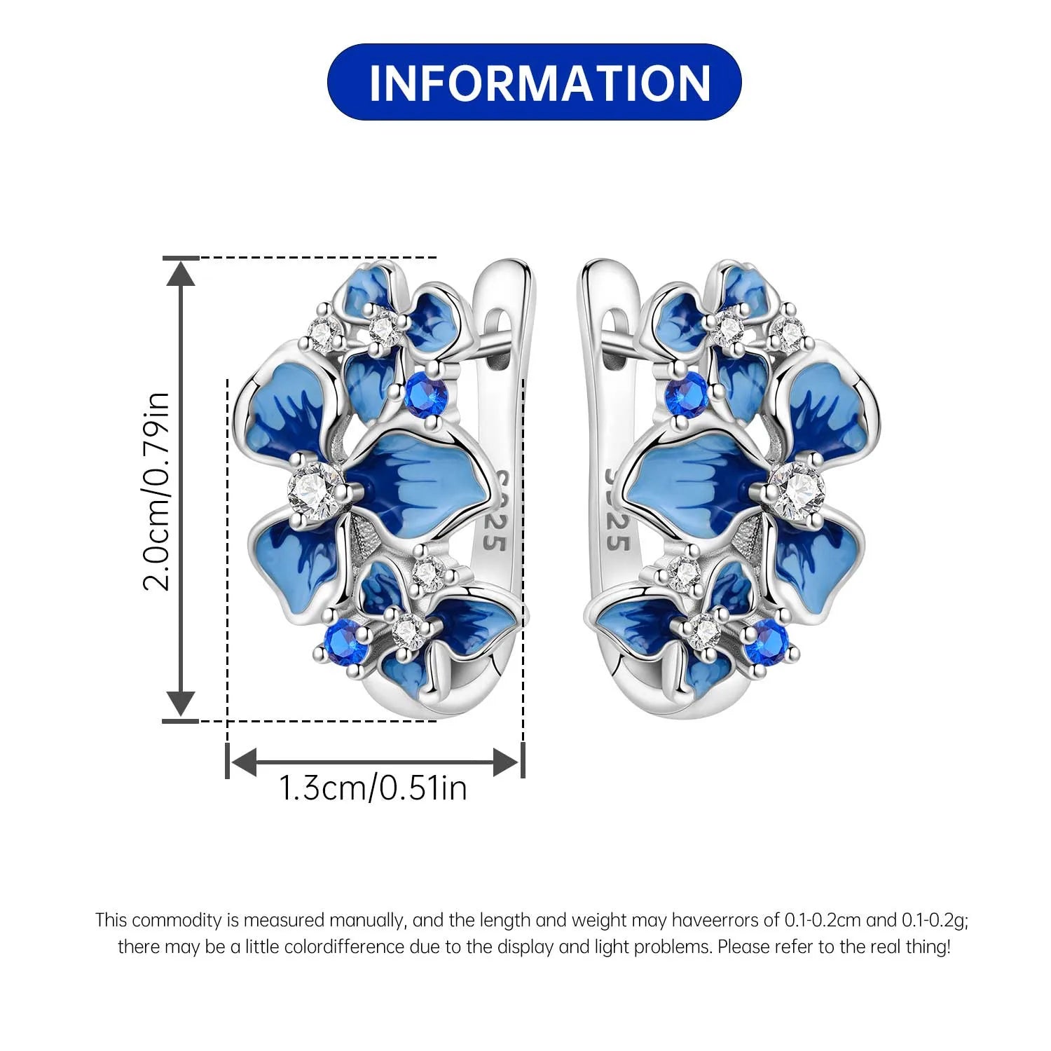 Fine Silver Hoop Earrings