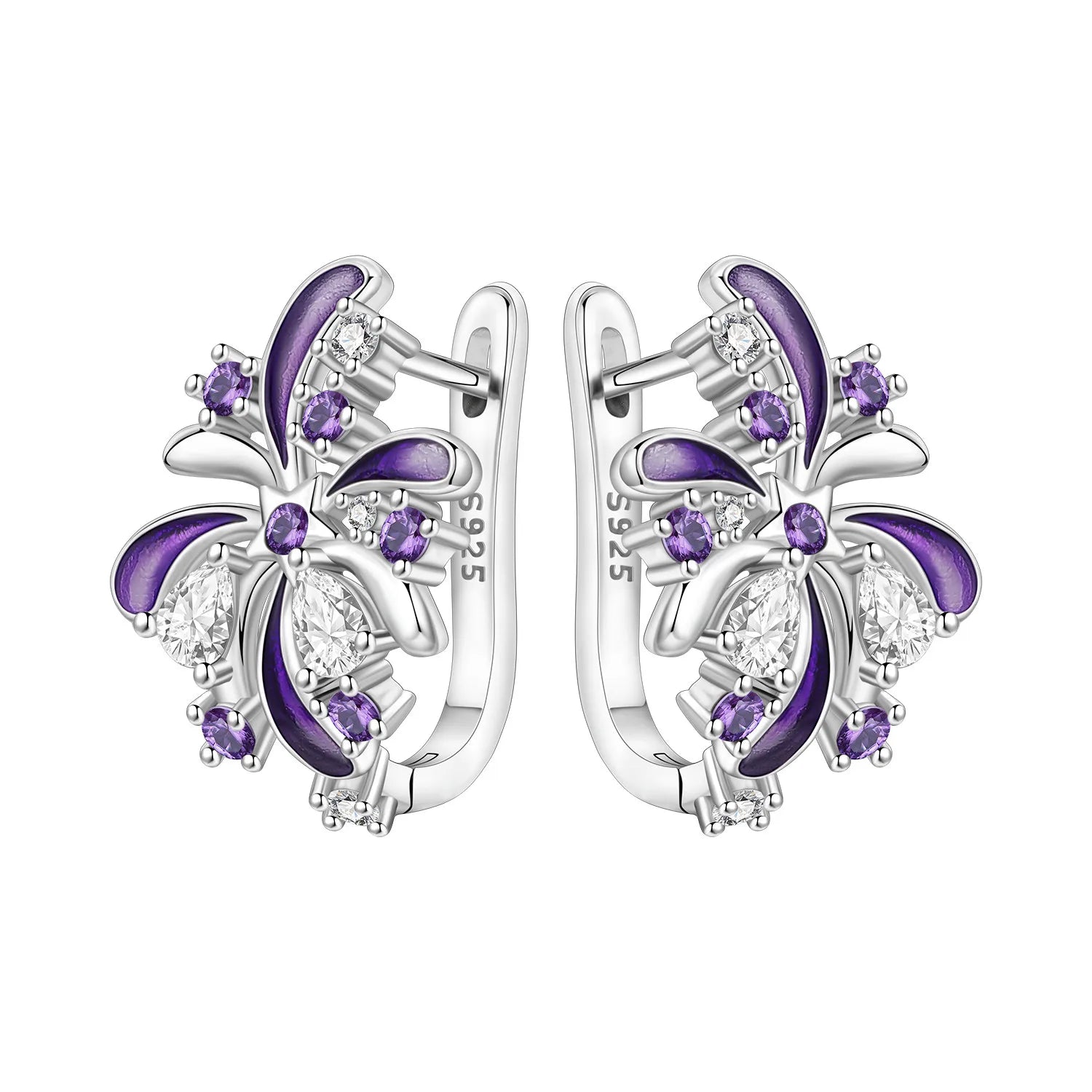 Fine Silver Hoop Earrings