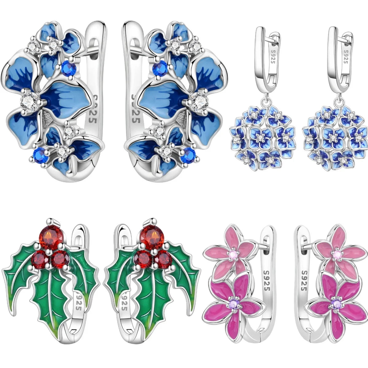 Fine Silver Hoop Earrings