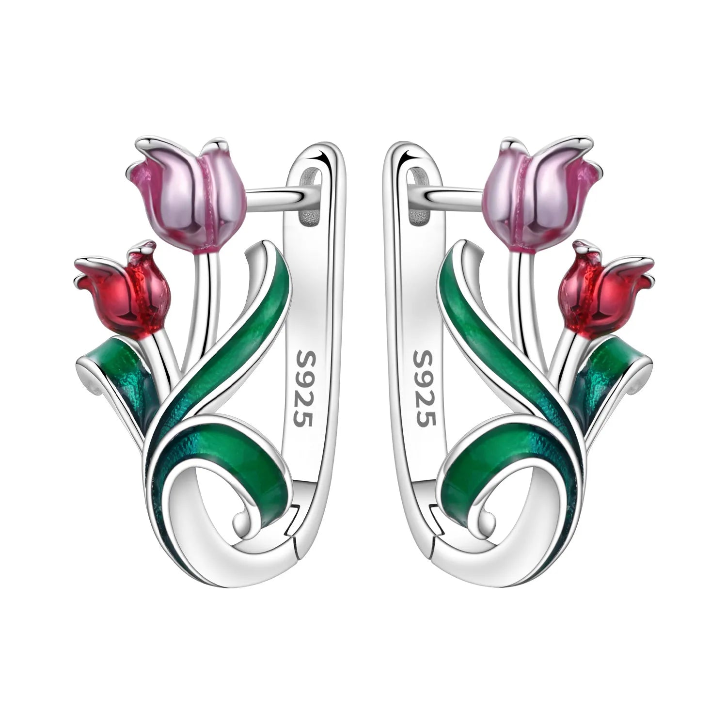 Fine Silver Hoop Earrings