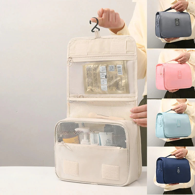 Compact Polyester Cosmetic Makeup Case
