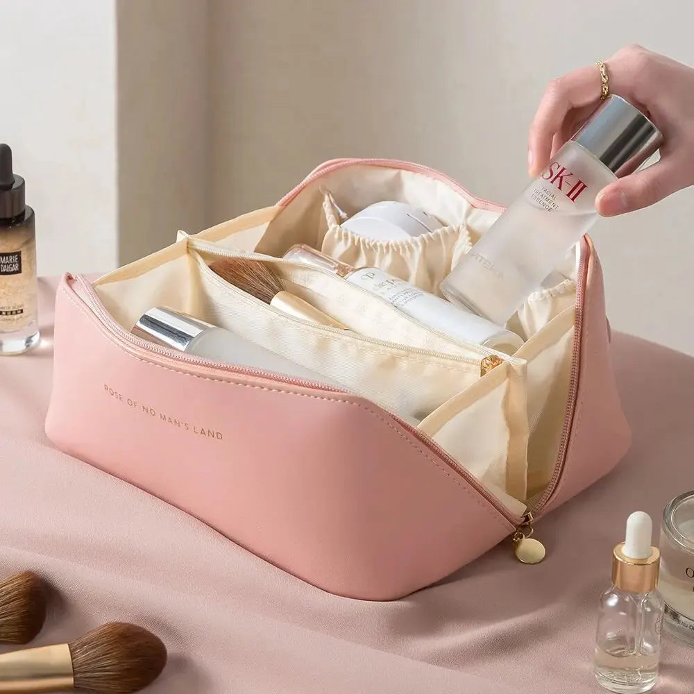 Makeup Organizer Female Toiletry Kit Bag Make Up Case.