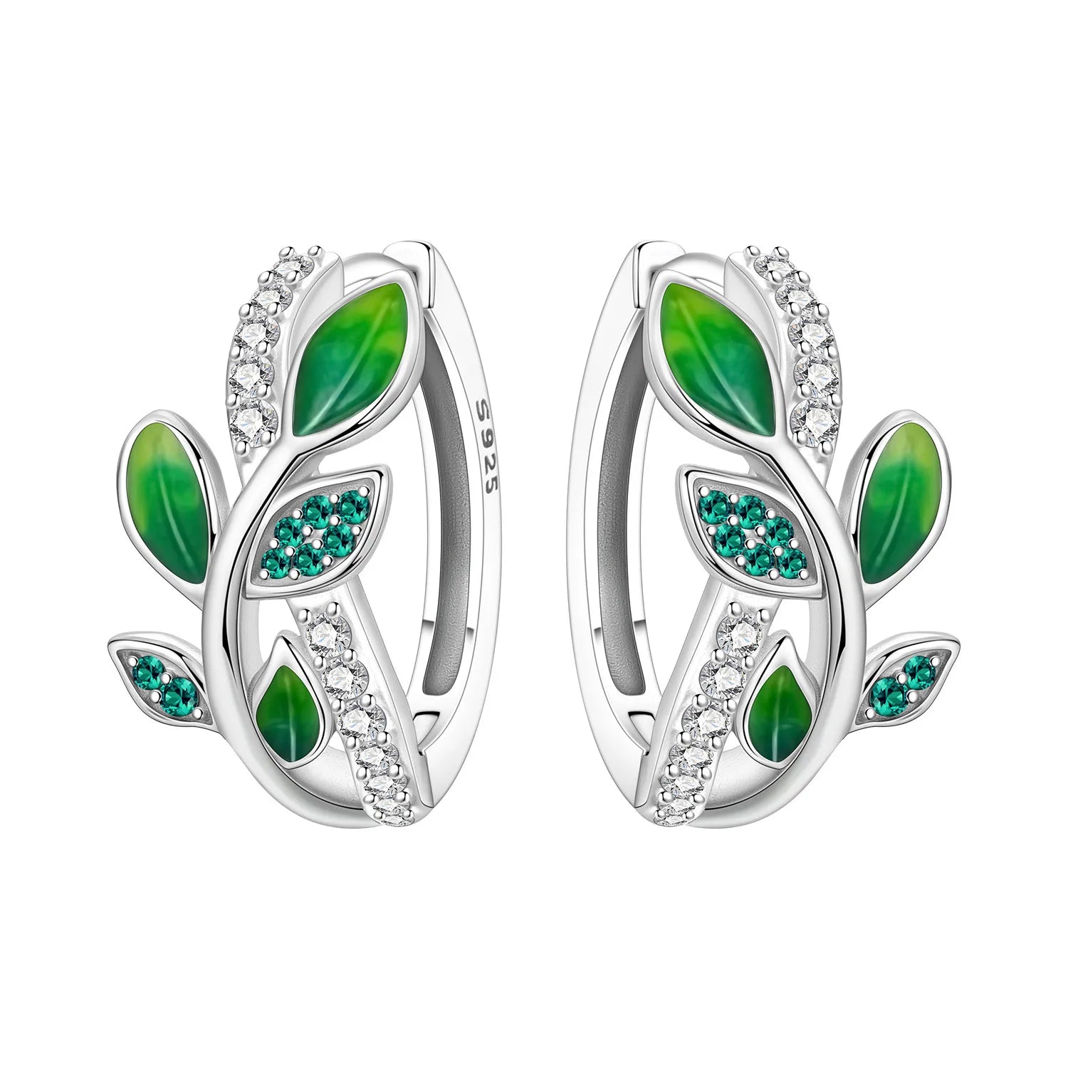 Fine Silver Hoop Earrings