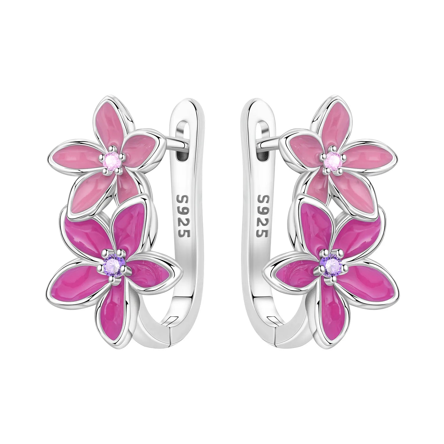 Fine Silver Hoop Earrings