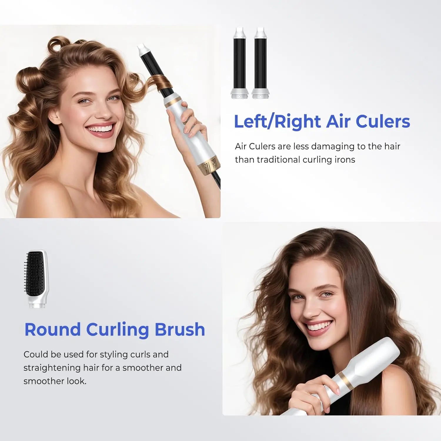 Ionic Hair Dryer Brush – All-in-One Styling Tool