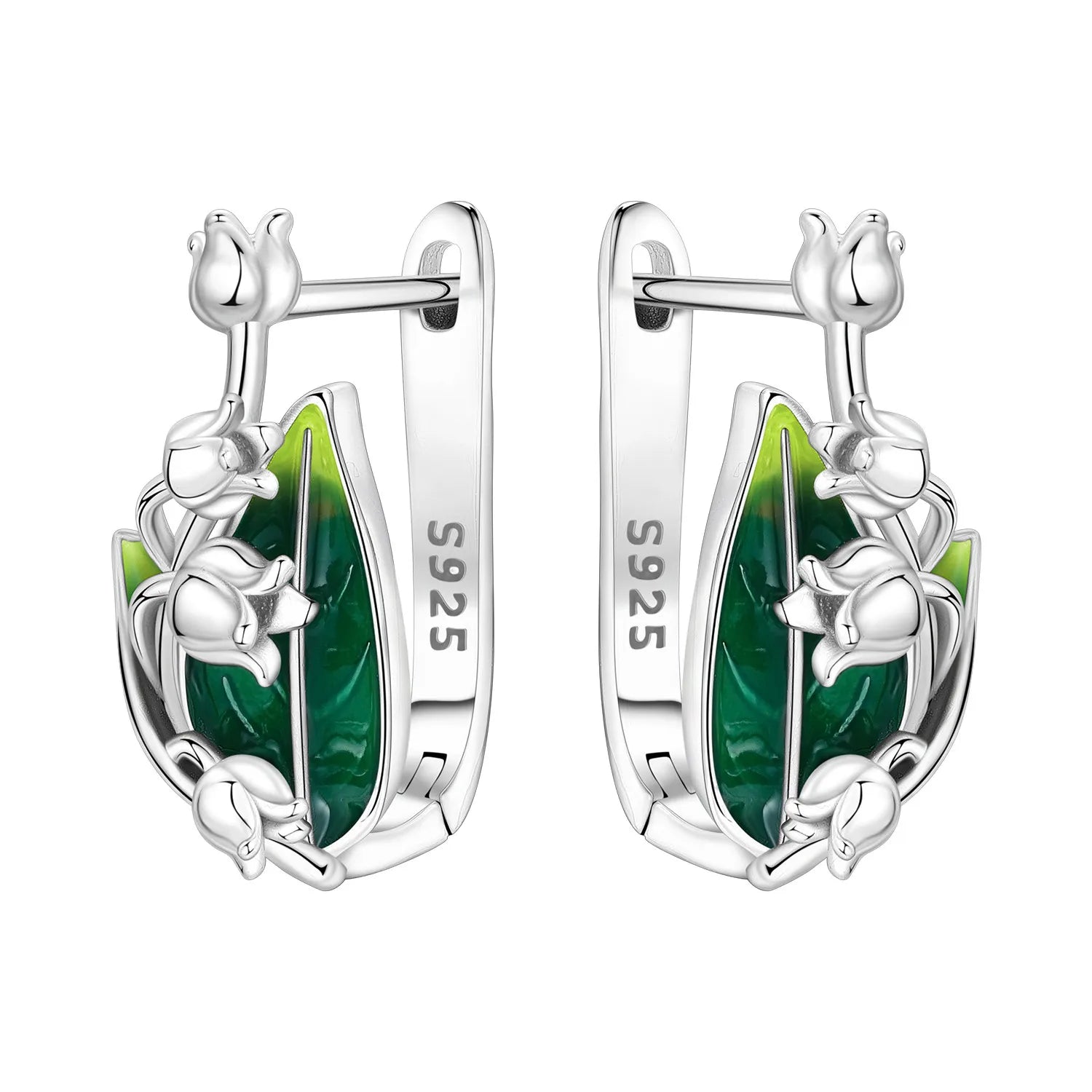 Fine Silver Hoop Earrings