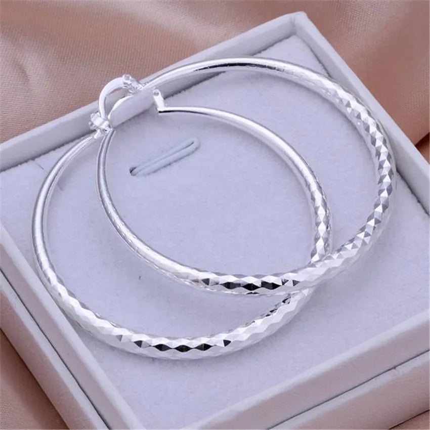 Charms 3CM circle hoop Earring