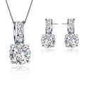 Elegant Bridal Jewelry Set – Round Design
