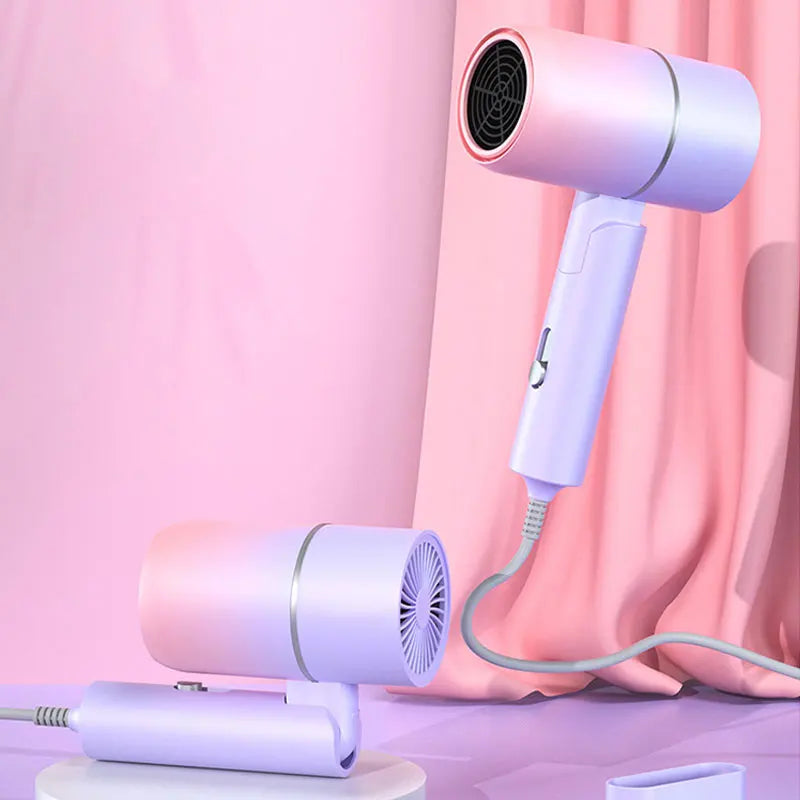 Compact Travel Hair Dryer with Infrared Heating