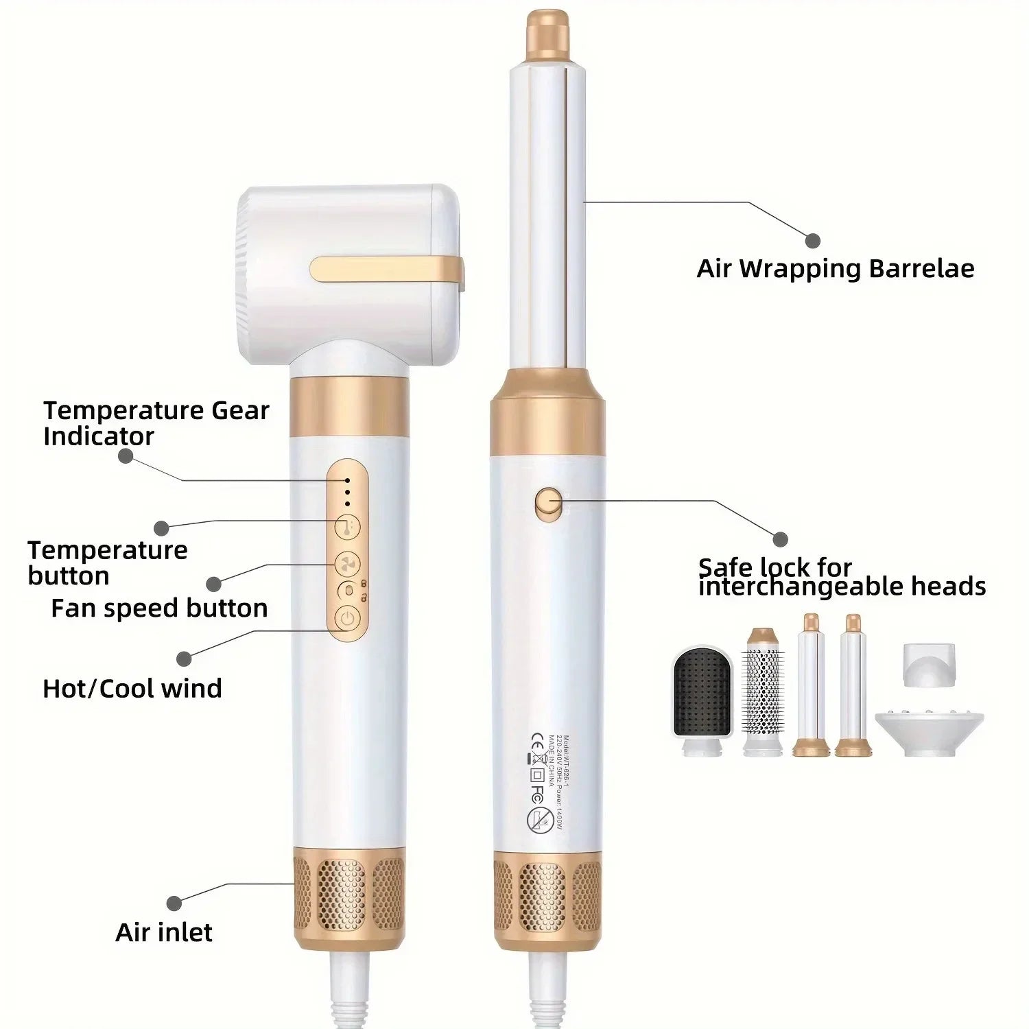 Ionic Hair Styling Tool with Thermostatic Control