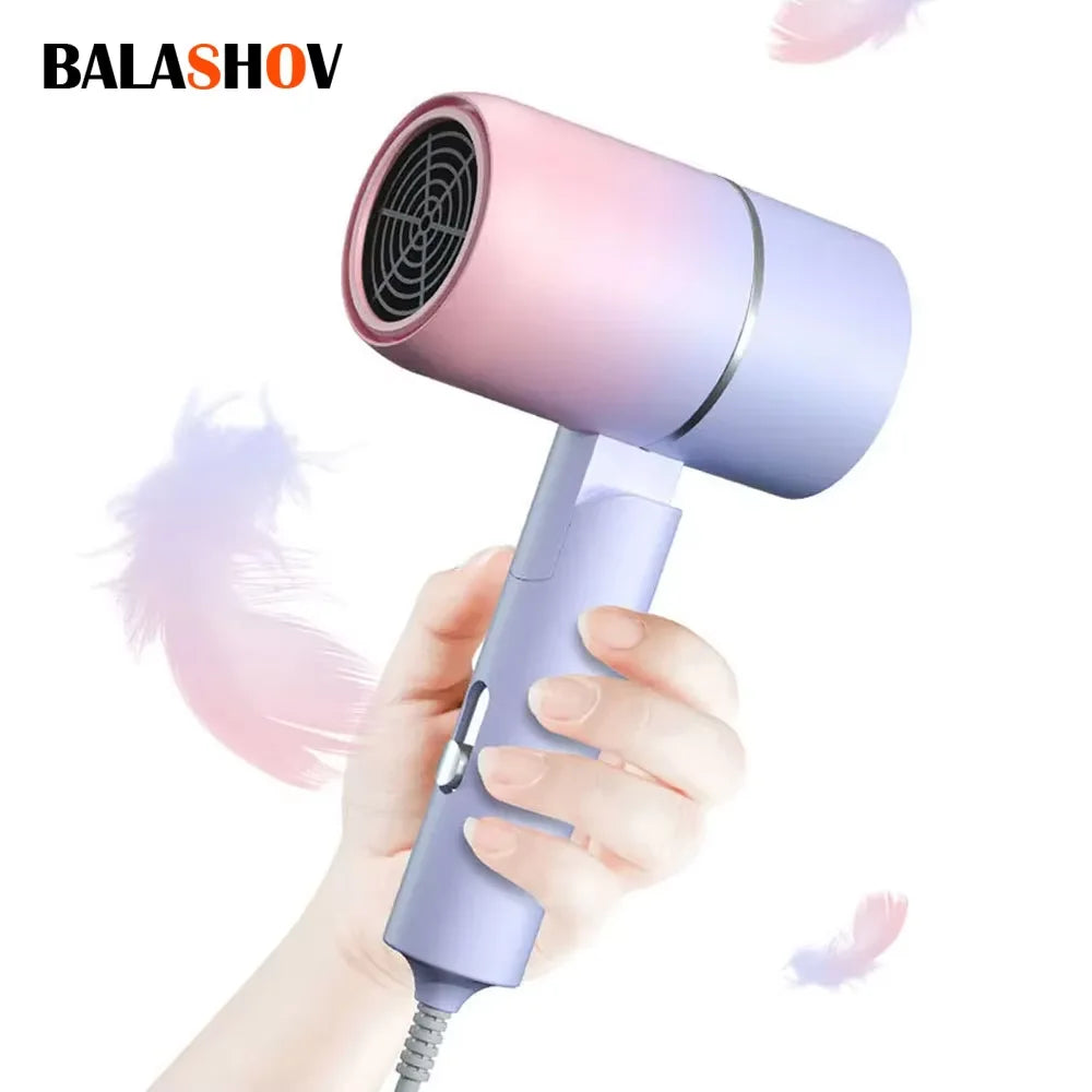 Compact Travel Hair Dryer with Infrared Heating