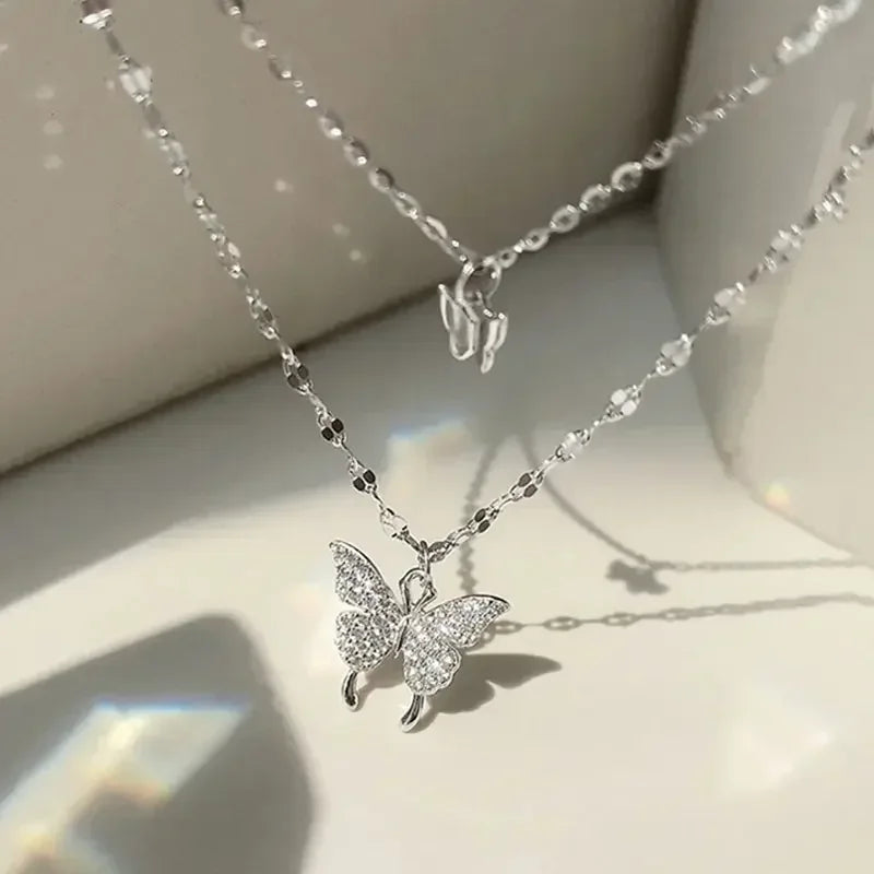 Elegant Animal Rhinestone Chain Necklace
