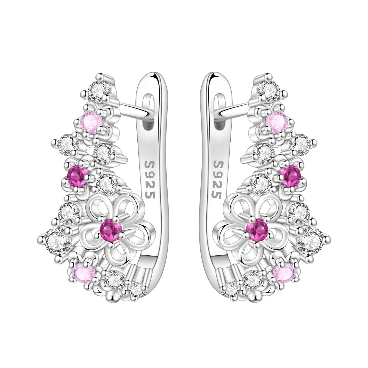 Fine Silver Hoop Earrings