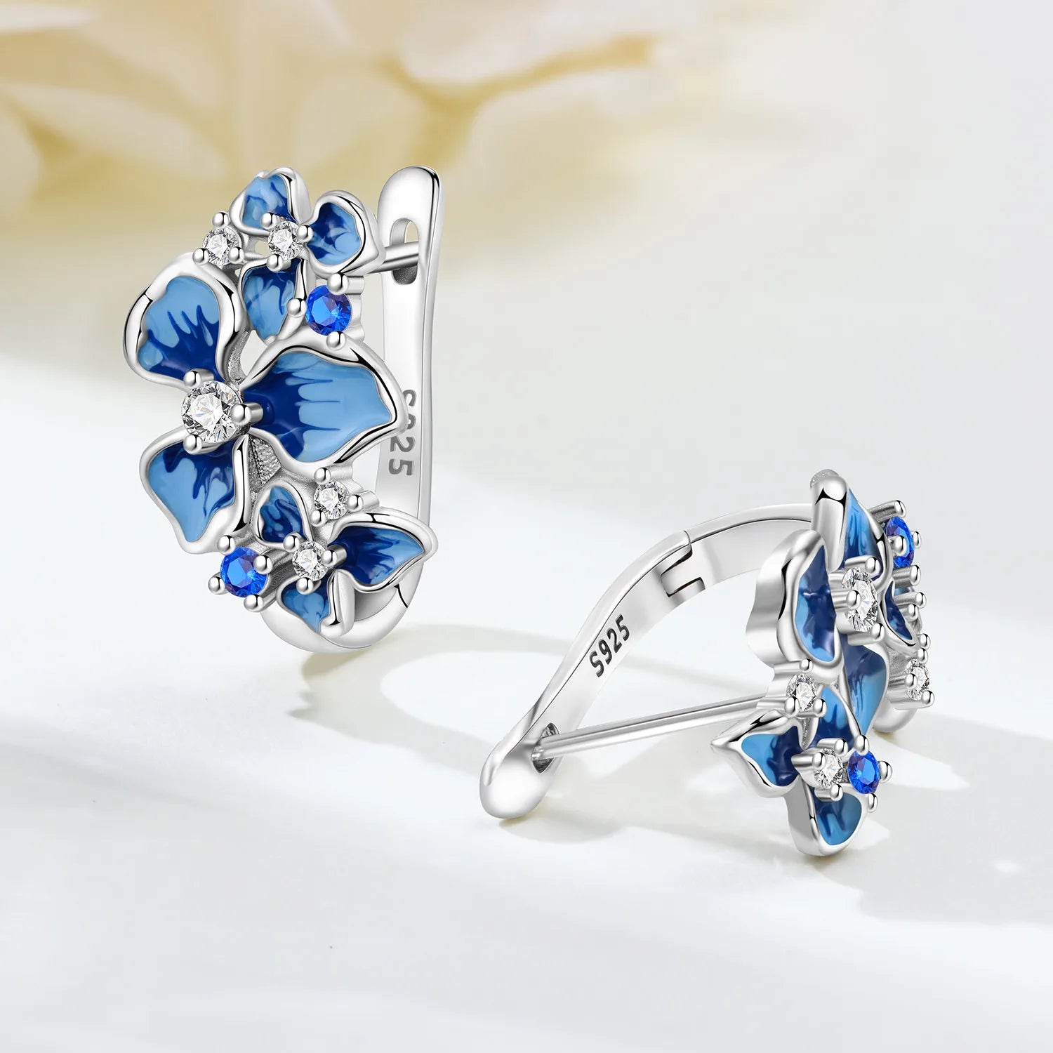 Fine Silver Hoop Earrings