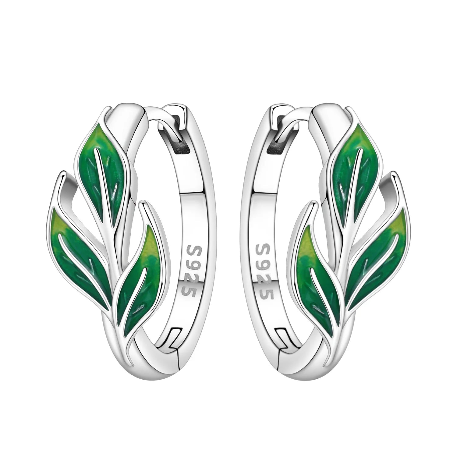 Fine Silver Hoop Earrings