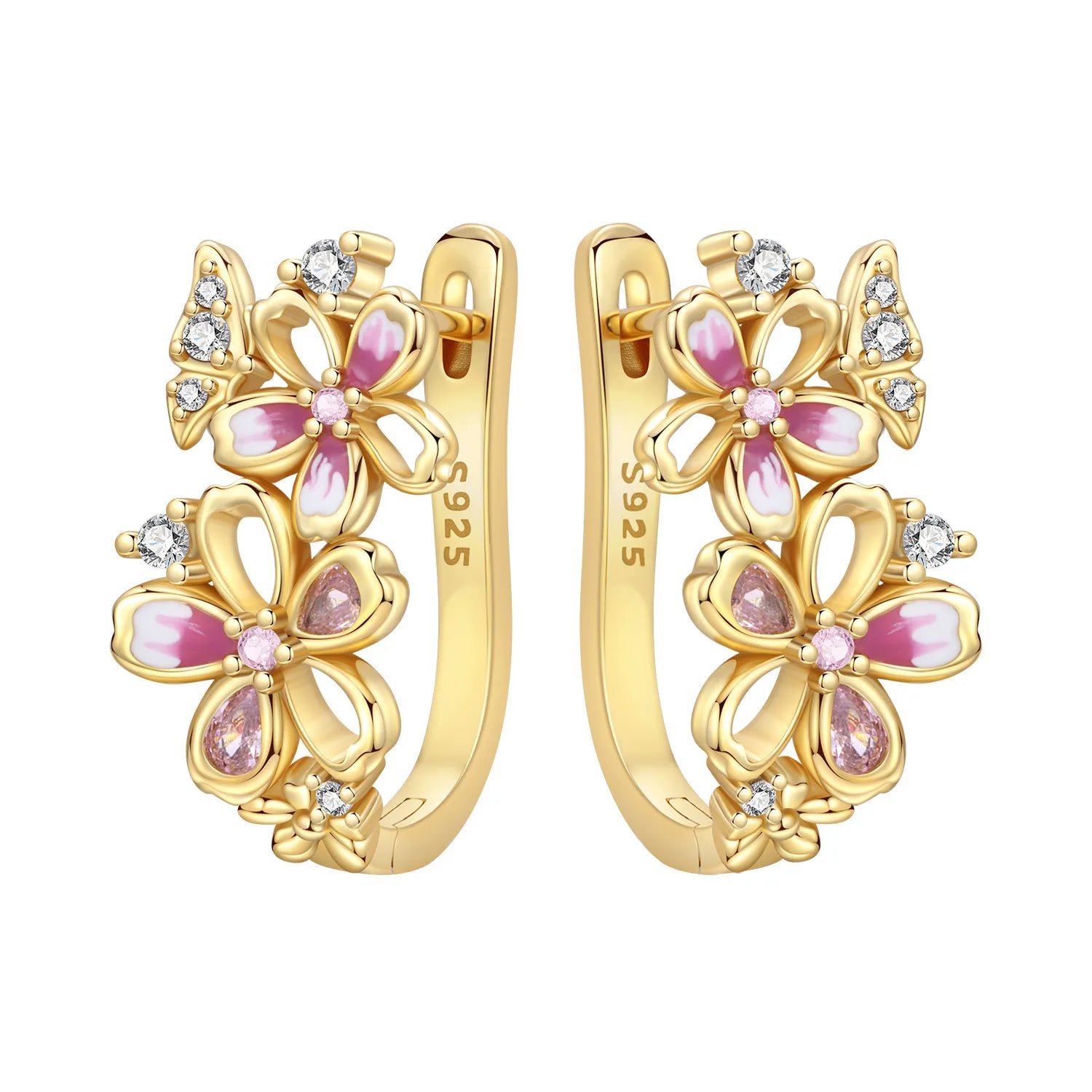 Fine Silver Hoop Earrings