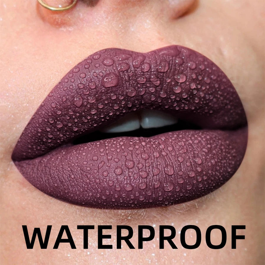 Waterproof Matte Lip Glaze