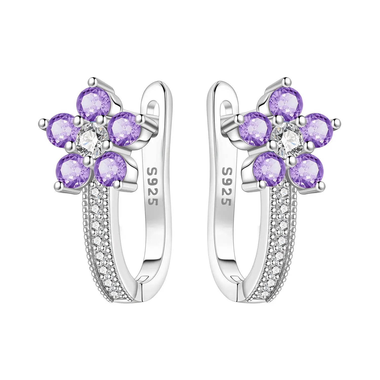 Fine Silver Hoop Earrings