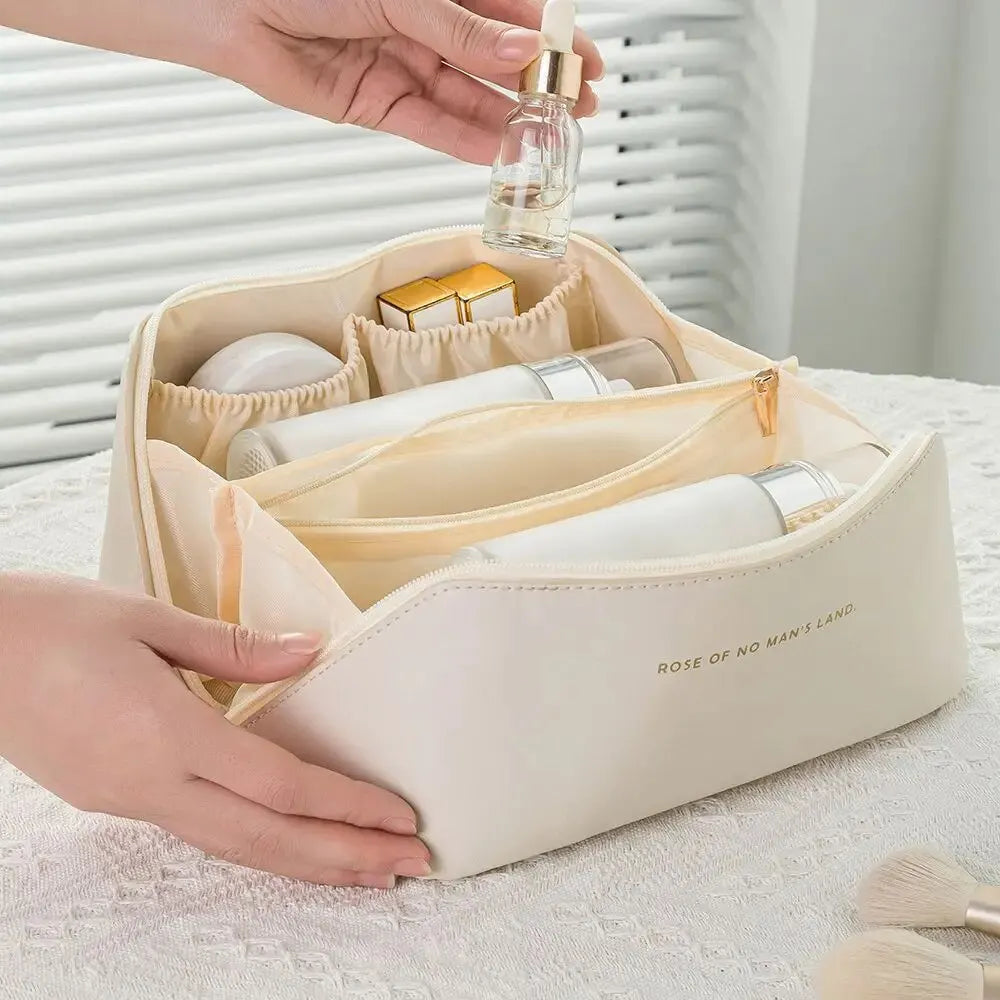 Makeup Organizer Female Toiletry Kit Bag Make Up Case.