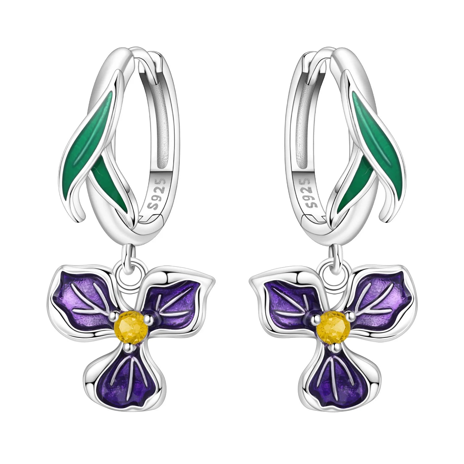 Fine Silver Hoop Earrings