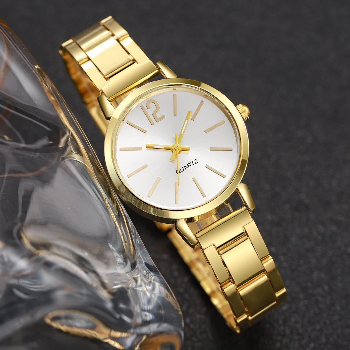 Women’s Casual Quartz Watch with Arabic Numerals