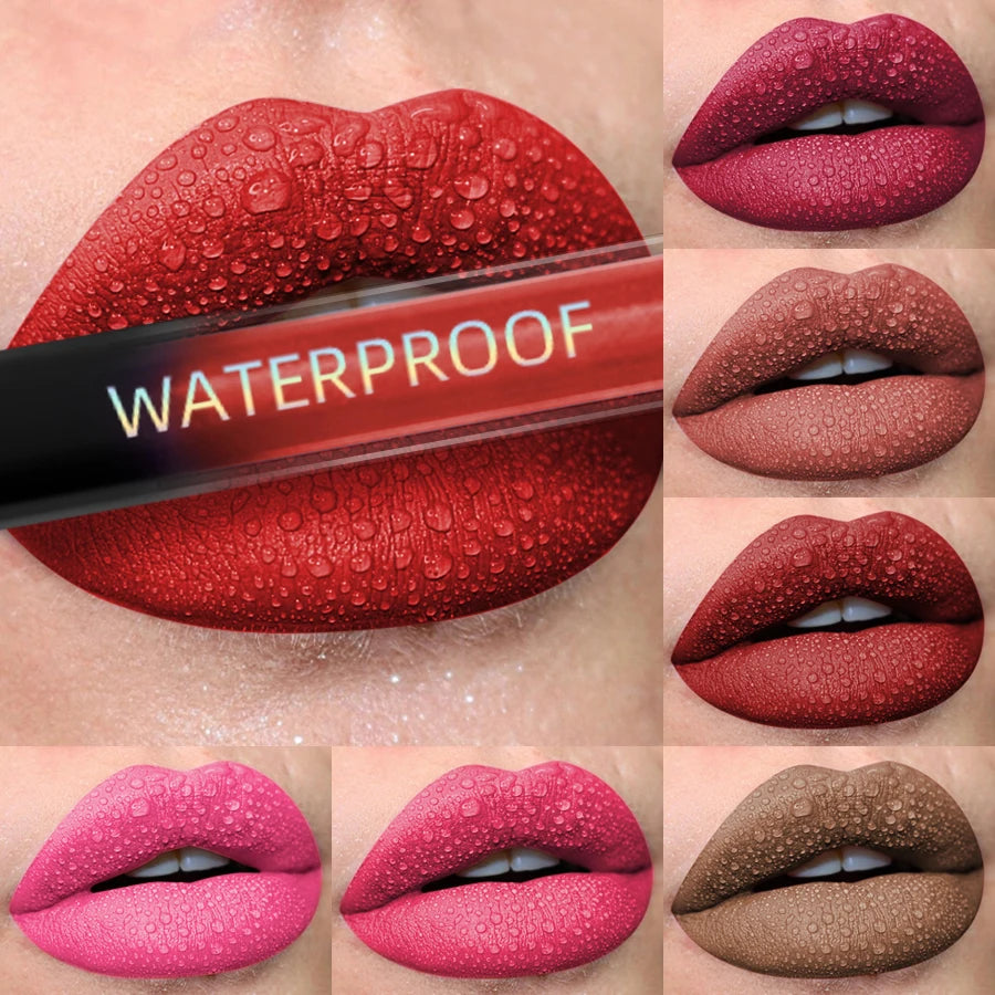 Waterproof Matte Lip Glaze