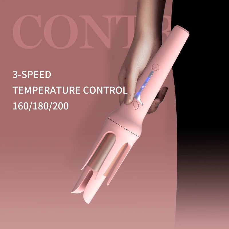 Automatic Rotating Hair Curler with Ionic Technology