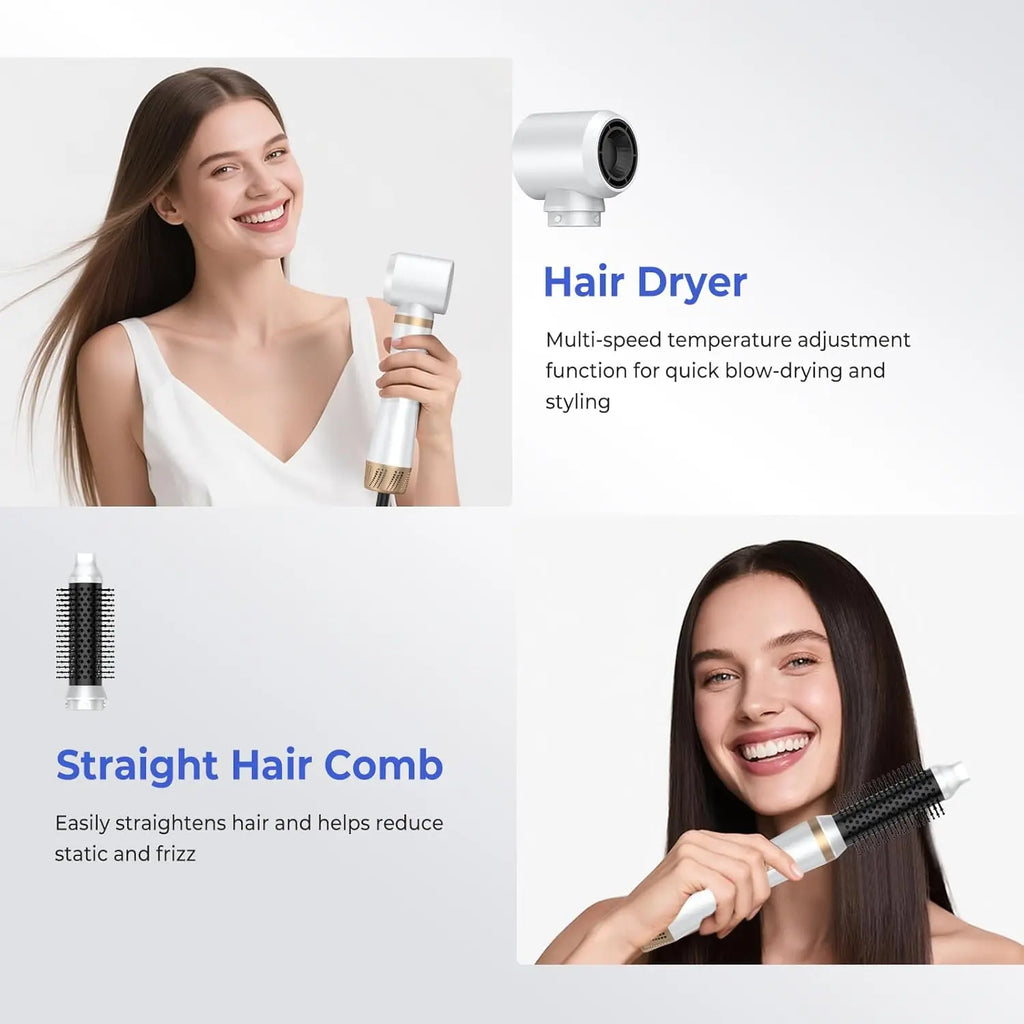 Ionic Hair Dryer Brush – All-in-One Styling Tool