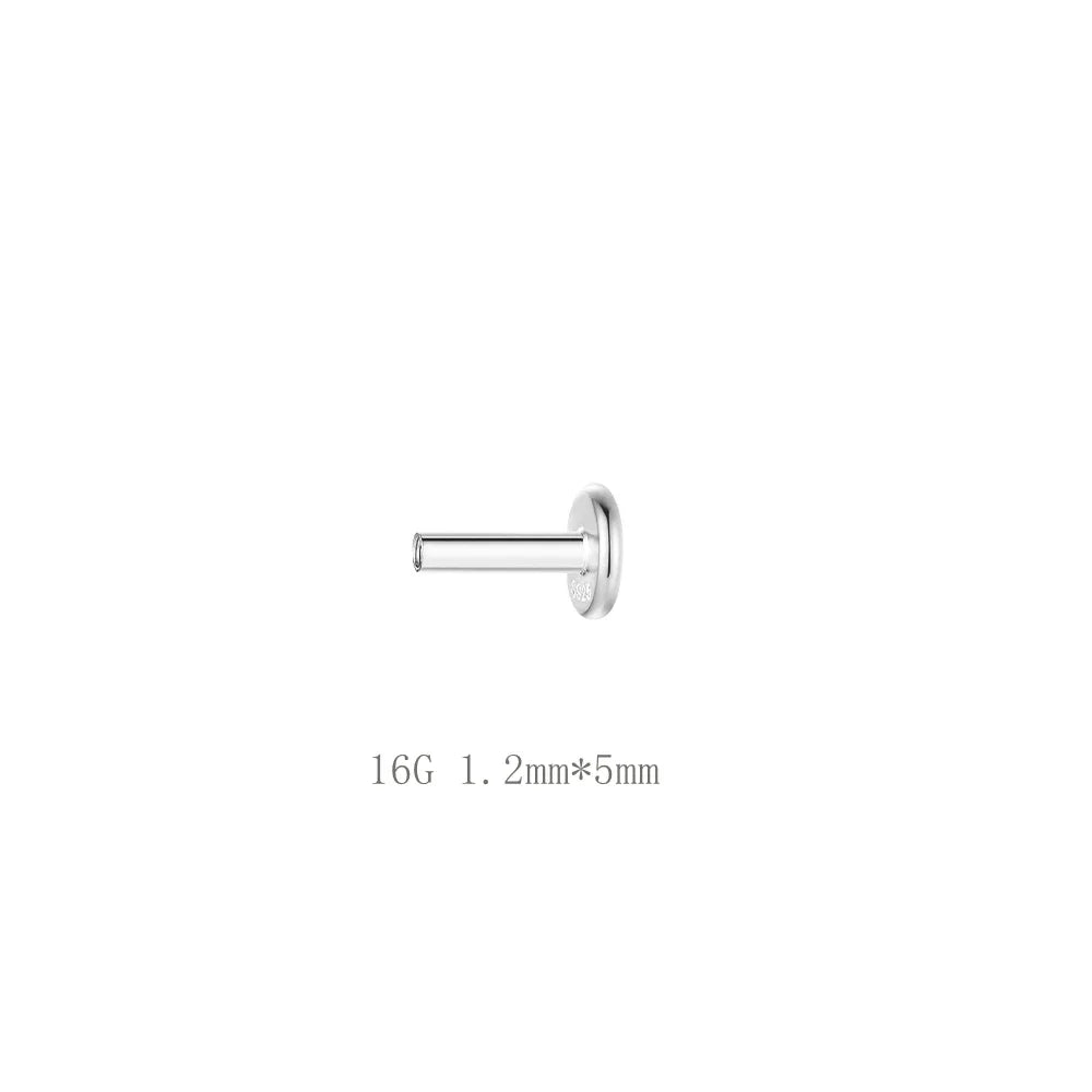 925 Sterling Silver Zircon Stud Earrings