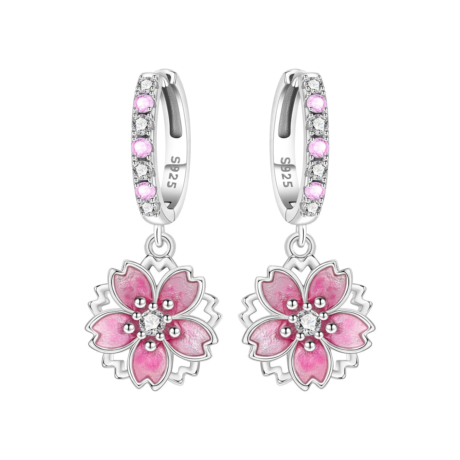 Fine Silver Hoop Earrings