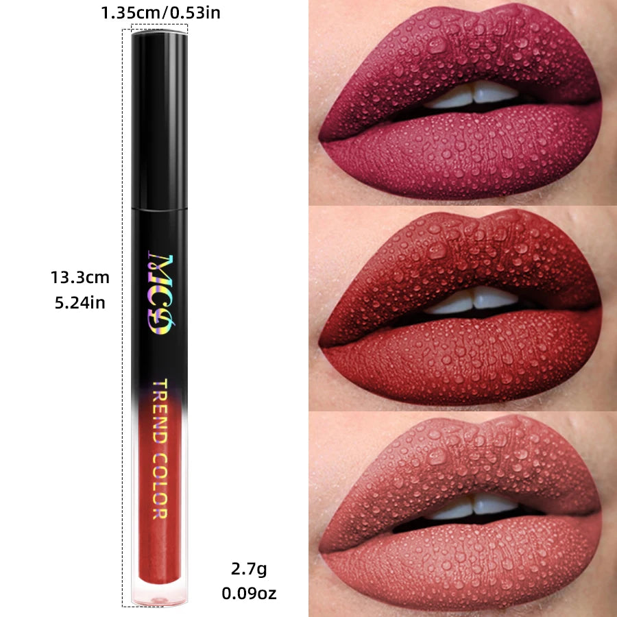 Waterproof Matte Lip Glaze